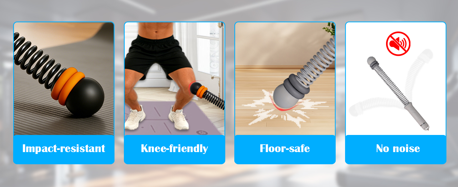 Битва мотузок TOGETDREAM: регульовані тренувальні канати без мотузки для силових тренувань, кардіо та спалювання жиру, чорний