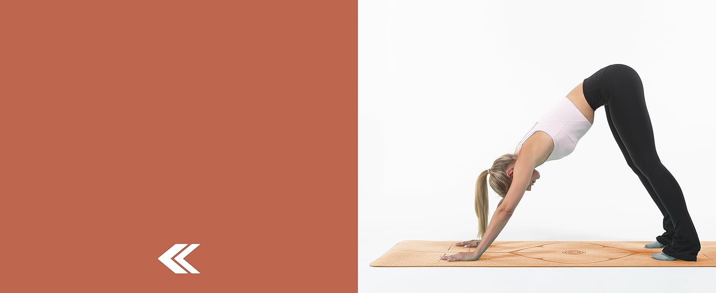 Килимок для йоги з нековзким покриттям – 6 мм, коричневий. Ідеальний для занять йогою та пілатесом вдома та в залі.