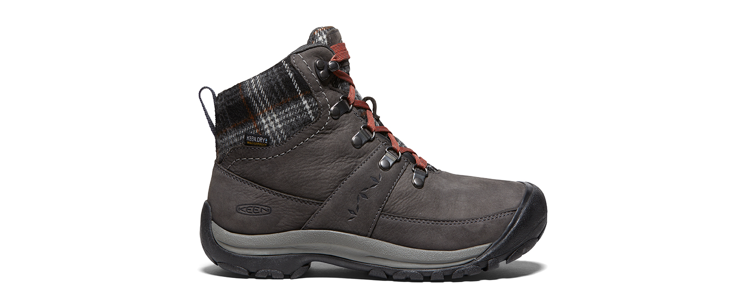 Черевики зимові KEEN Kaci 3 Mid Waterproof, жіночі, 39 EU, чорний/сталево-сірий
