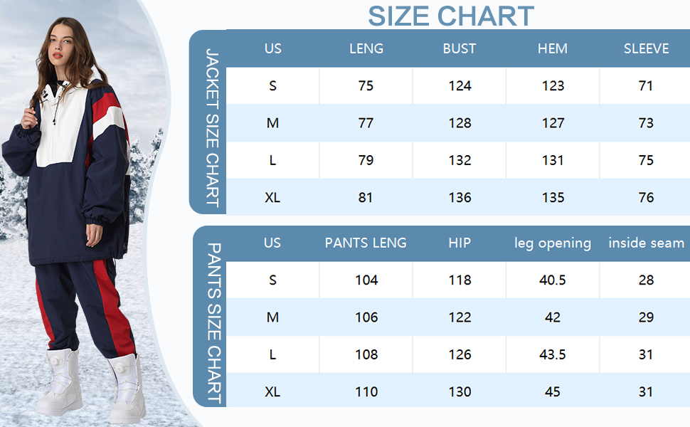 Сніговий комбінезон HOUZONIY для жінок та чоловіків. Теплий, водонепроникний, з капюшоном, для катання на лижах та сноуборді. Розмір S T63+Рожевий
