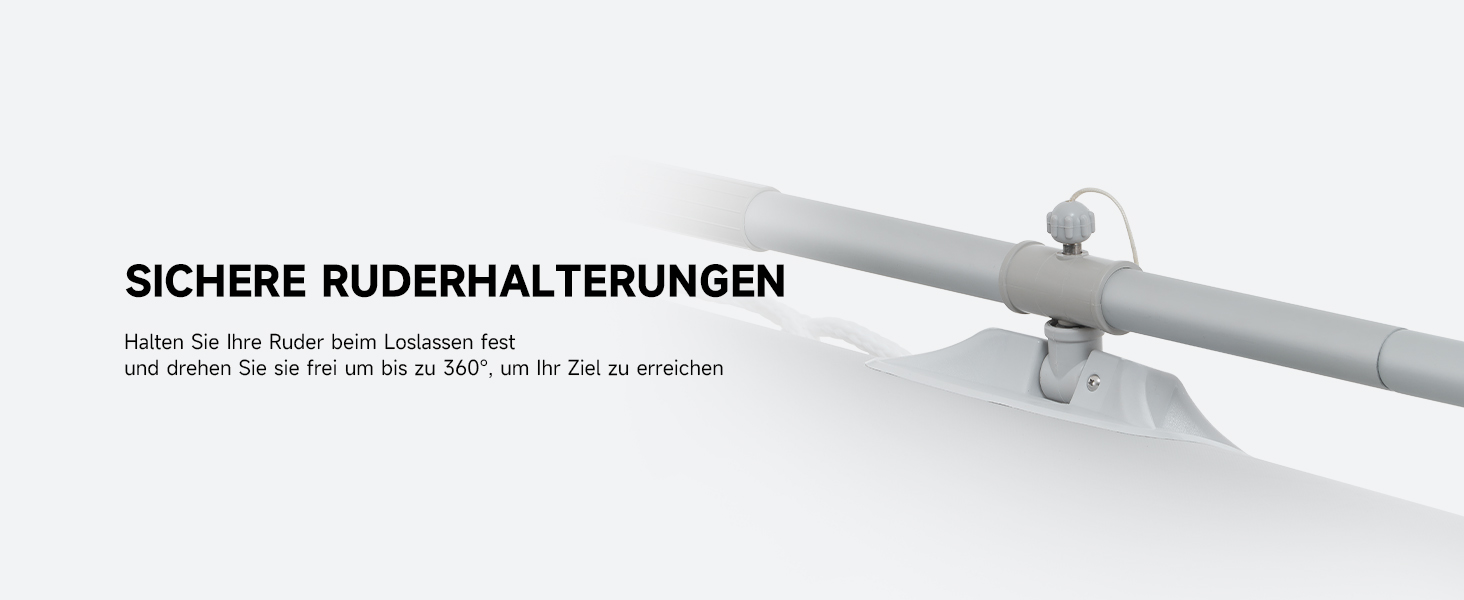 Надувне човен Dartmoor для 2 дорослих: сірий човен з алюмінієвим дном, веслами та насосом (230x130x33 см)