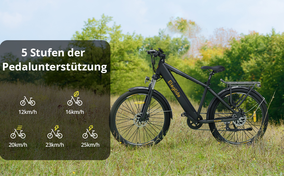 Електровелосипед  Eleglide T1 E-Bike 27,5", 13 Ач, 100 км, 250 Вт, 7-шв. Shimano