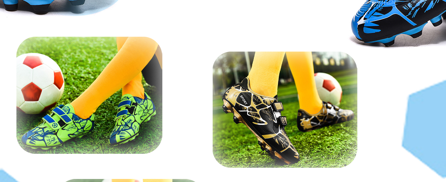 Дитячі футбольні бутси для хлопчиків та дівчаток, унісекс, зелені, розмір 28-37 (32 EU)