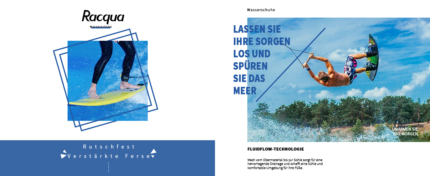 Водні черевики Raqua для жінок та чоловіків, пляжні шльопанці, чорний (47 EU)