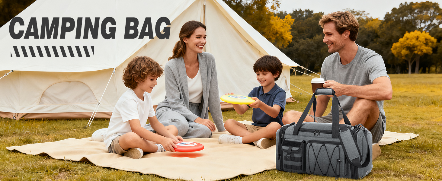 Спортивна сумка RAINSMORE 40L, водонепроникна, з відділенням для взуття, для чоловіків та жінок, чорна