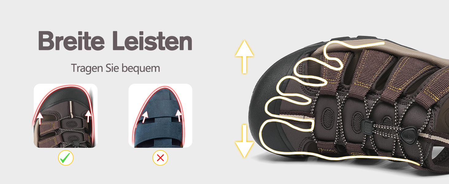 Чоловічі сандалі FLARUT літні трекінгові спортивні закритим носком, зелені 43 EU