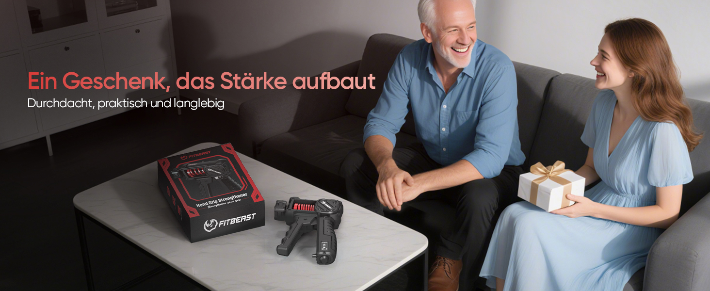 FitBeast Griffkrafttrainer 30–130LB з лічильником – регульований тренажер для рук чоловіків з великими руками, ергономічна ручка, тренування вдома та в офісі