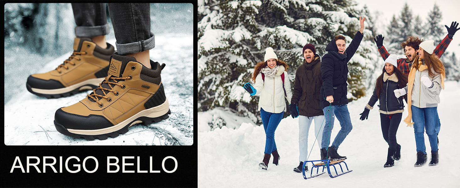 Чоловічі зимові черевики ARRIFIO BELLO: зимові черевики, вандер-черевики, трекінг черевики, утеплені, з антиковзанням, розмір 41-46, колір зелений