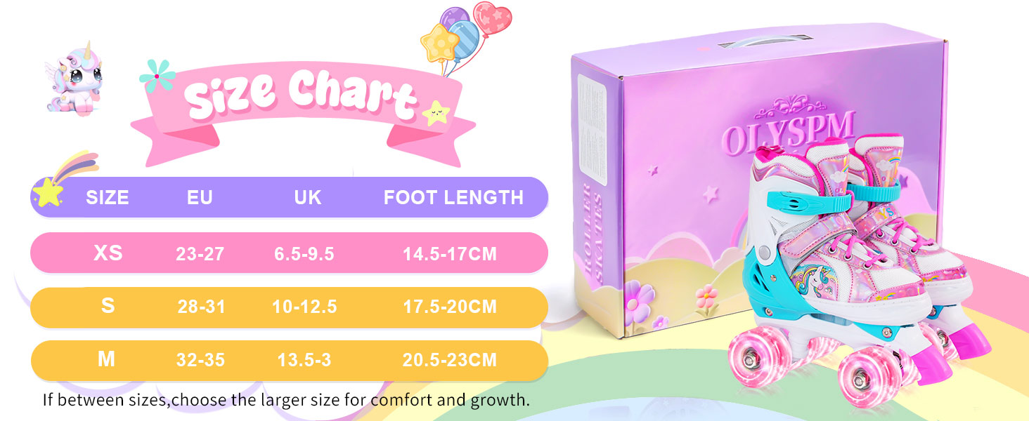 Ролики для дівчаток та хлопчиків, ролики для дітей, регульовані ролики з 8 світлодіодними колесами, розміри S (EU28-31), фіолетові