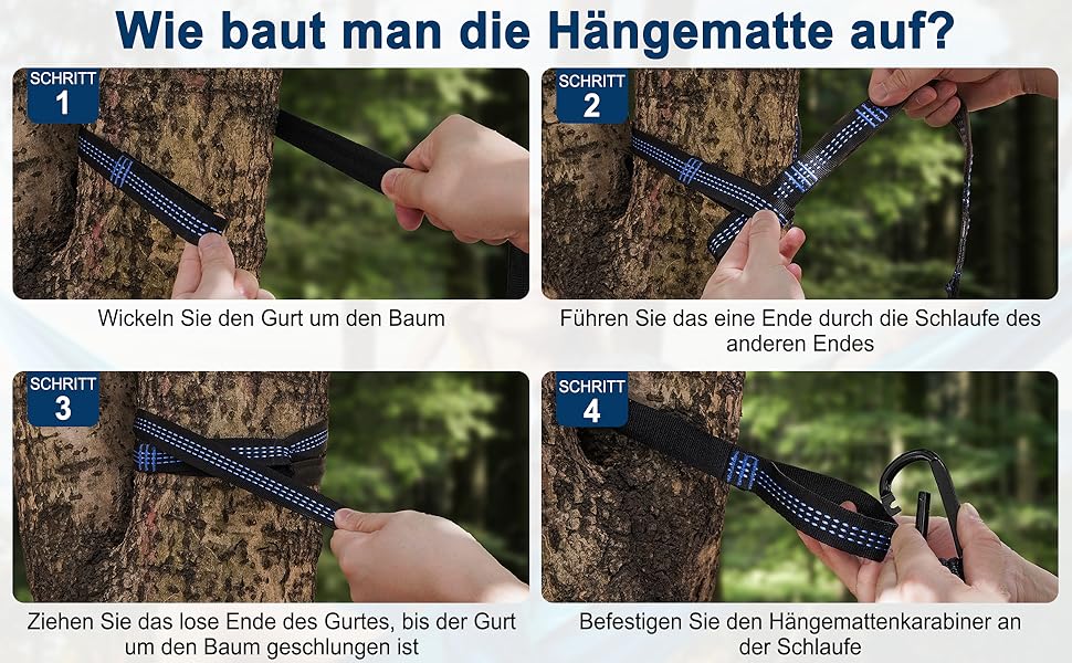 Гамак для кемпінгу Outdoor, легкий, портативний, з двома стропами для дерева, нейлон, 280*140 см (темно-зелений)