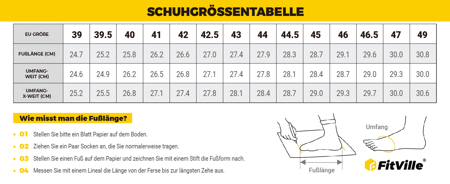 Гольф-взуття FitVille для чоловіків, широка модель, сіро-біле, розмір 40-49, X-широке, дихаюче, на шнурівці