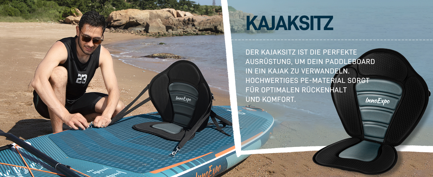 Надувні SUP-дошки InnoExpo 11' з преміум аксесуарами: стабільний дизайн, антиковзне покриття для підлітків та дорослих (футуристичний)