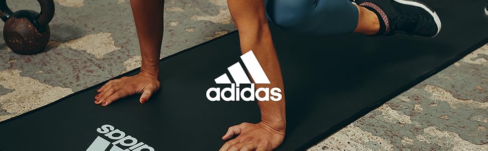 Килимок для тренувань adidas Унісекс 10мм Чорний