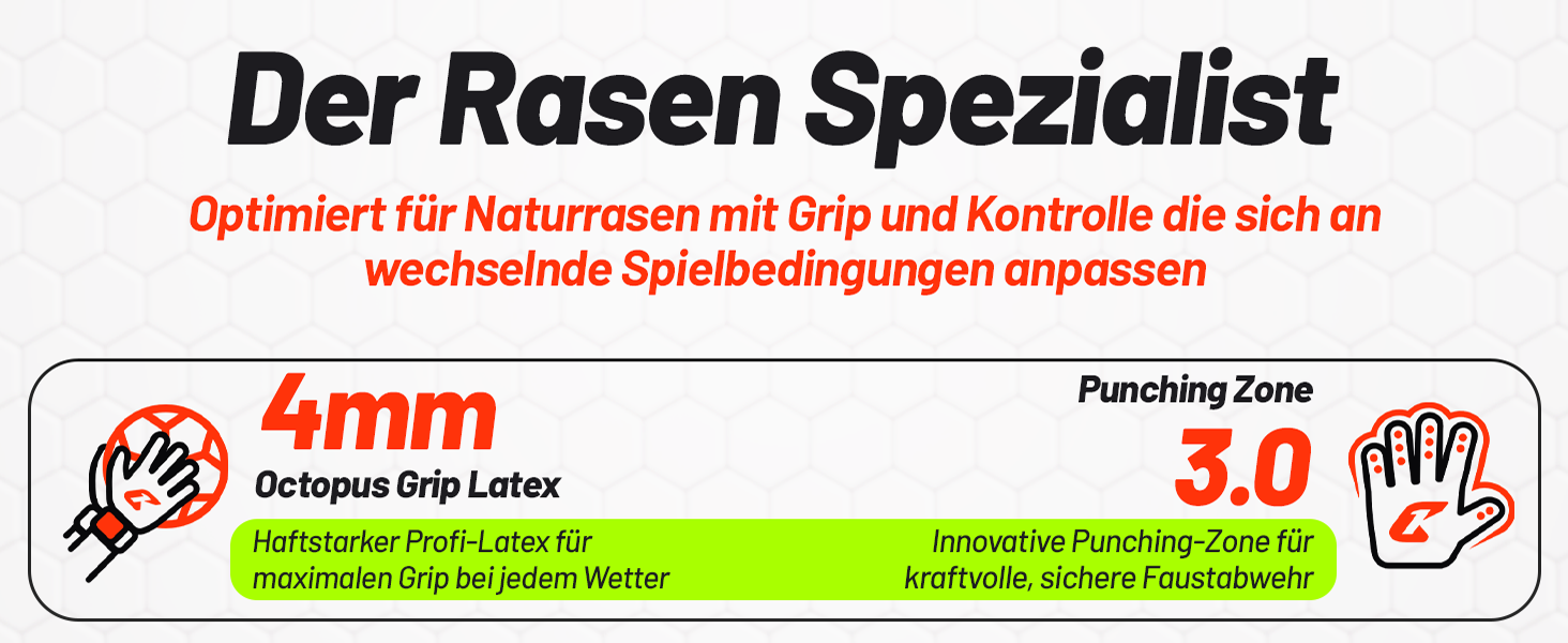 Воротарські рукавички CATCH & KEEP Fly Soul: Професійні, Octopus Grip, Hybrid Cut, дихаюча сітка, Punching Zone 3.0, білі