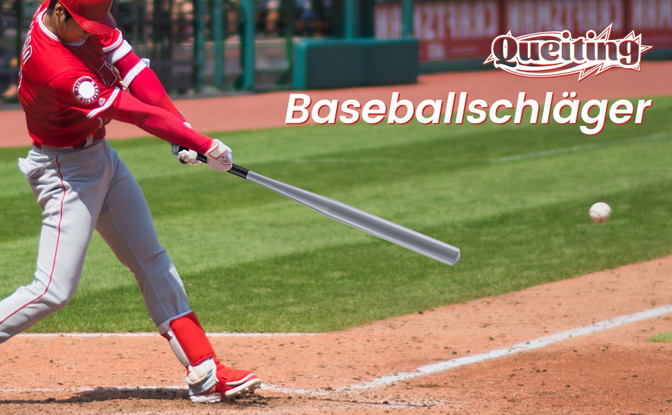 Бейсбольна біта 82 см, сталь. Бейсбольна біта, біта для софтболу. Спортивне обладнання для спорту та відпочинку (сріблястий, легована сталь)