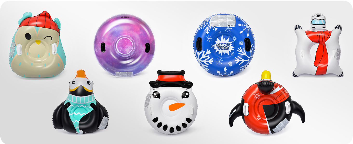 Надувний санки-пончик, труба для снігу. Іграшка для снігу для дорослих та дітей. Чудовий варіант для сімейного відпочинку на природі, катання на снігу після катання на лижах або сноуборді.