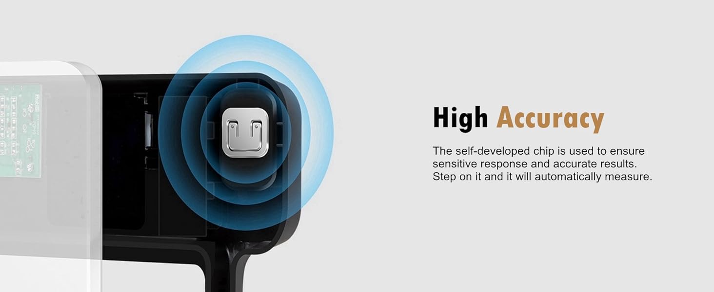 Вага NUTRI FIT для вимірювання жиру в тілі, розумна персональна вага з цифровим дисплеєм, вимірювання BMI, жиру, м'язів, води, склад тіла, LCD-дисплей, 150 кг, 26x26 см, чорний