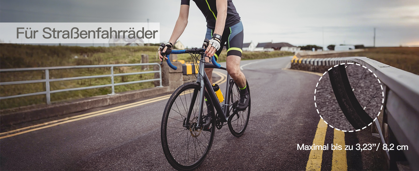 Настінна підставка для велосипеда Housolution, 2 шт. - Економія простору, вертикальне зберігання, з EVA гумою, чорний