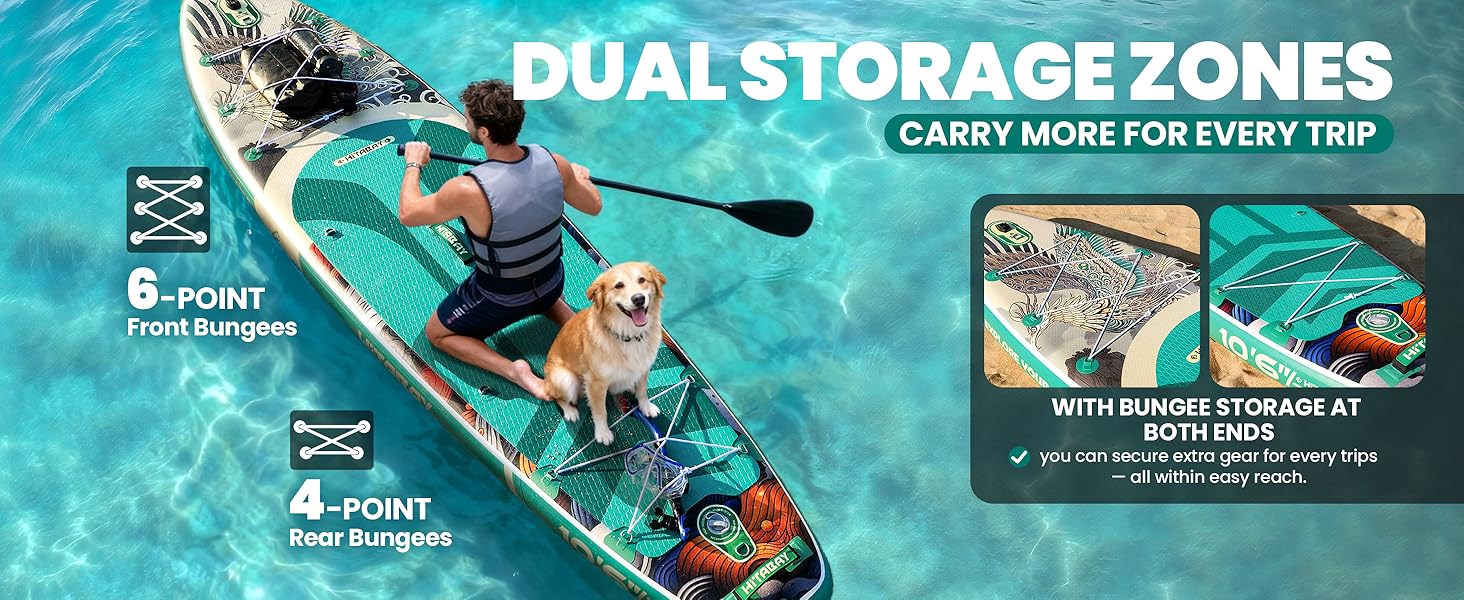 Надувний SUP Board Set для дорослих, 10'6', 320x81x15 см, 150 кг, з аксесуарами та тримачем для камери (зелений)