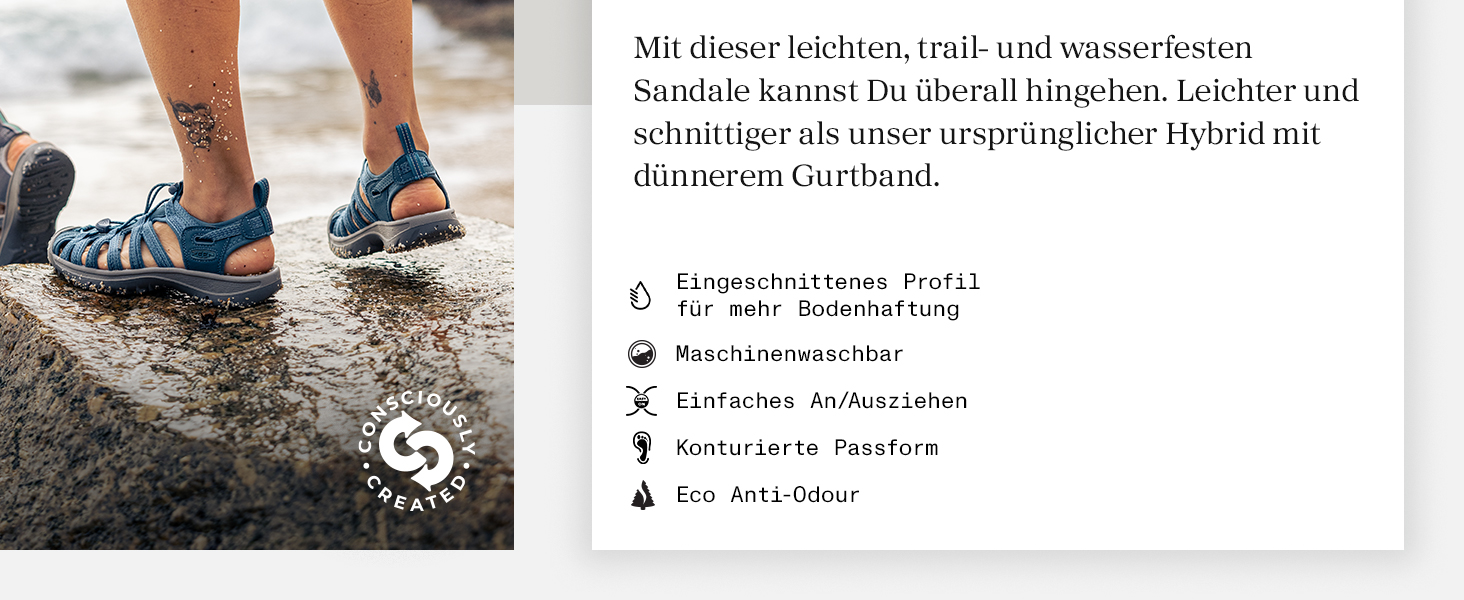 KEEN Whisper Sportsandalen жіночі спортивні сандалі з закритим носком Taupe Coral 40 EU