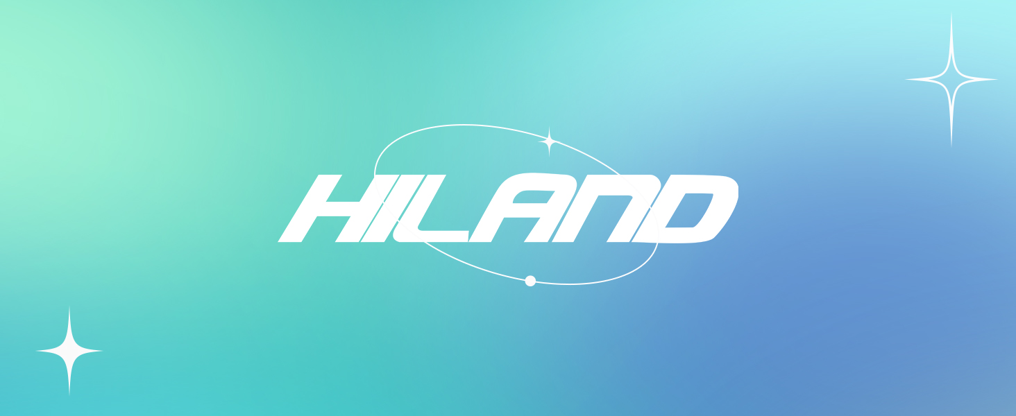 Дитячий гірський велосипед Hiland 20 дюймів з 6-швидкостями, для дітей 4-9 років, чорний/білий, з багажником та світлом
