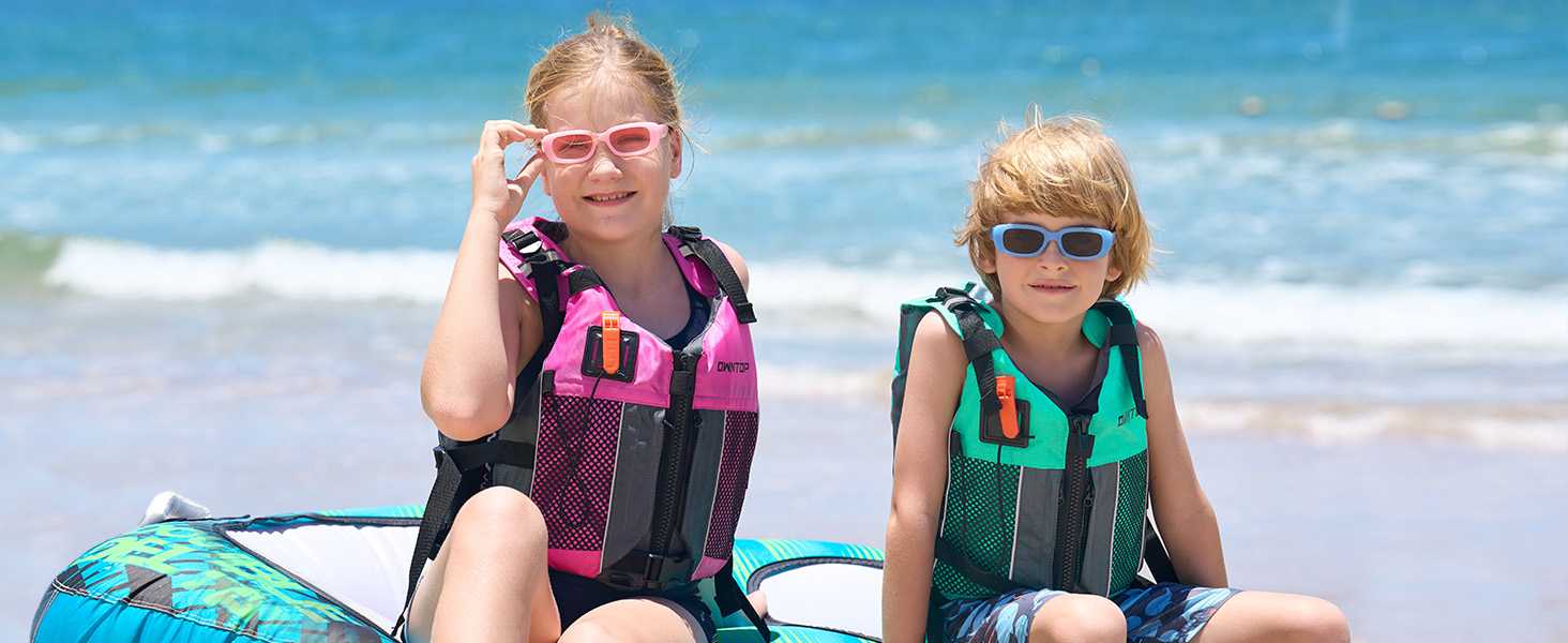 Рятувальний жилет Owntop для дорослих та юнаків з пискликом та рюкзаком для води, сітчастими кишенями, регульований, легкий, унісекс, для SUP, каякінгу, риболовлі, всіх водних видів спорту, рожевий, XS/S (40-60 кг)