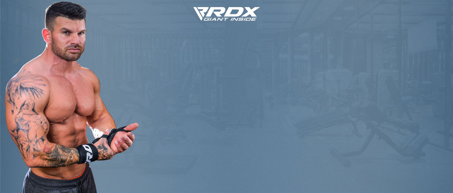 Напульсники для підняття ваги RDX з підкладкою (60см/5мм та 45см), бандажі на зап'ястя для пауерліфтингу, кросфіту та тренажерного залу, чорні (для чоловіків та жінок)