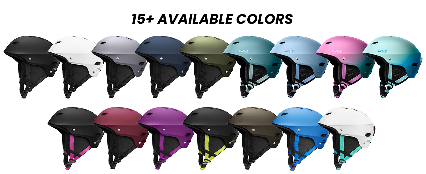 Шолом OutdoorMaster Kelvin для гірськолижного спорту та сноубордингу (унісекс), чорний, M