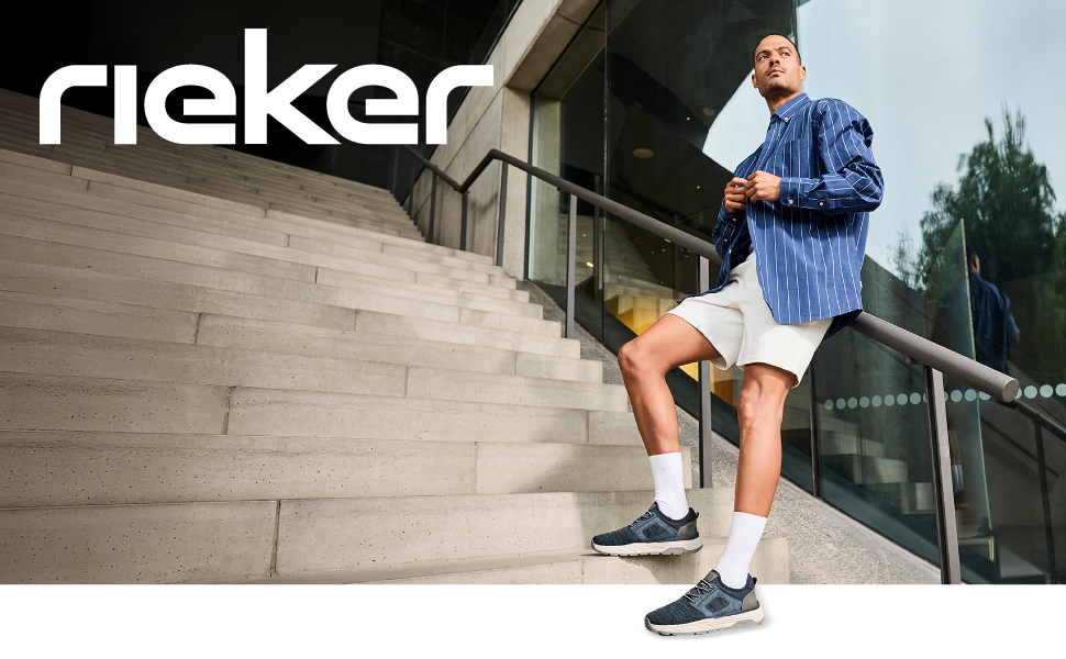 Чоловічі сандалі Rieker 22761 Klassische, темно-сині, 45 EU - класичні літні сандалі для чоловіків