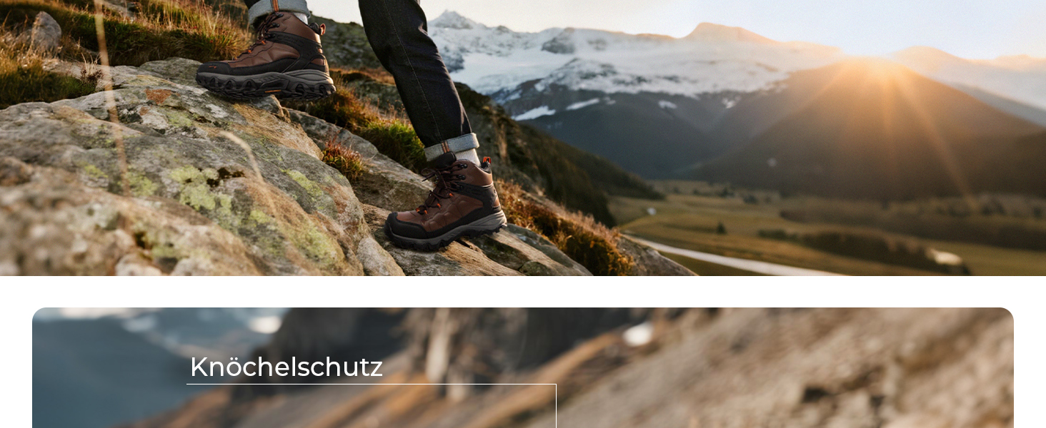 Чоловічі трекінгові черевики NORTIV 44 EU, чорні: водонепроникні, для хайкінгу, альпінізму та туризму