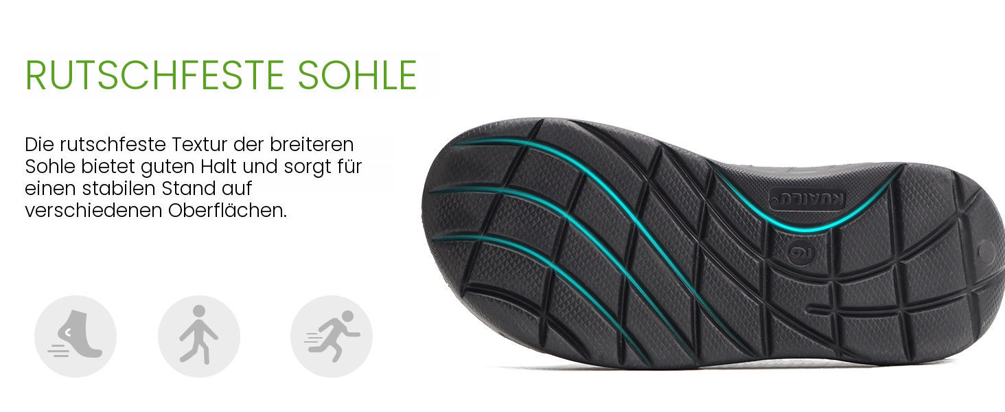 Чоловічі сандалі KuaiLu ортопедичні для підтримки склепіння стопи, червоно-чорні, 40 EU - літні пляжні шльопанці