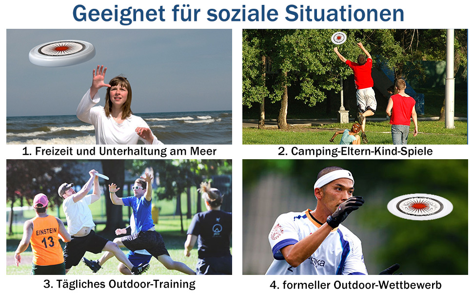 Фрісбі Ultimate 175г для вулиці, професійне, червоне. Диск для гри та змагань з тасьмою для зберігання