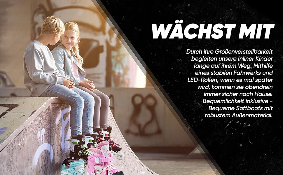 Інлайни Apollo Super Blades X Pro LED, розмір 31-34, біло-рожеві, для жінок, дітей та підлітків