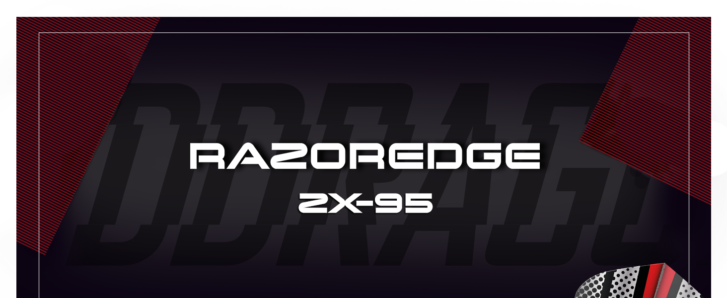 Дротики RED DRAGON Razor Edge ZX з вольфраму (26G, ZX-95) Profi