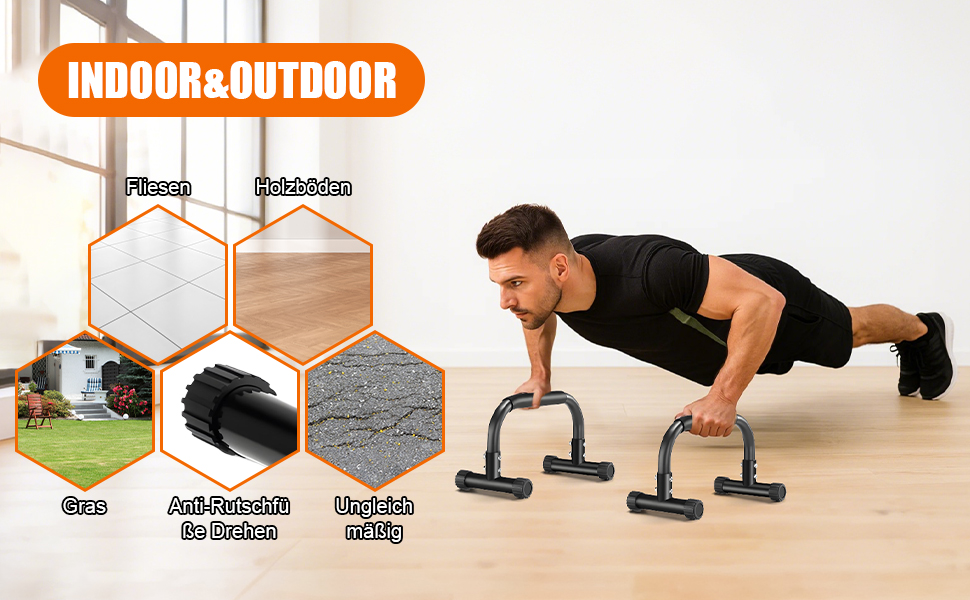 Паралелетки для віджимань та випробувань на силу - Паралелетки для калістеніки, статики та силових тренувань. Ідеально для дому, вулиці та спортзалу