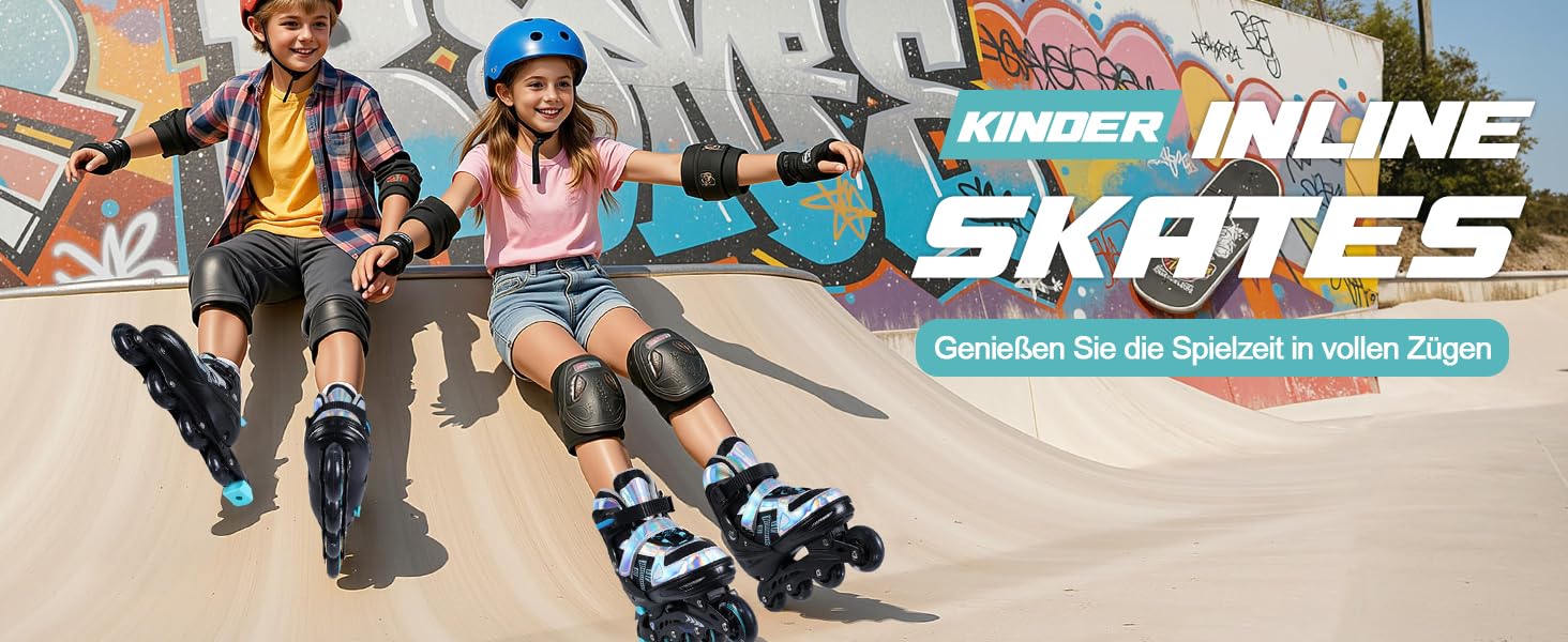 Регульовані роликові ковзани-ролики для дівчаток та хлопчиків, підшипники ABEC 7, високопружні PU колеса, алюмінієва рама, для вулиці, залу, дітей та дорослих