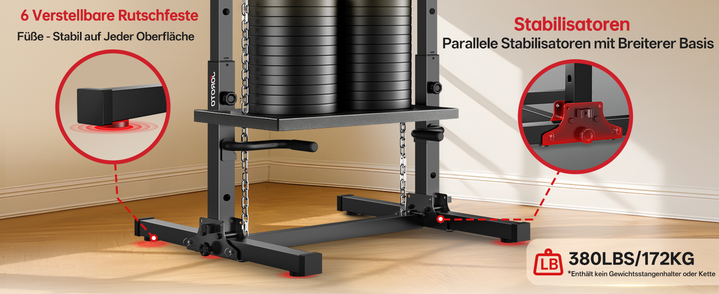 JOROTO Турнік-Штанга Power Tower, Регульована Висота, 5-в-1, для Дома, 172 кг, Безкоштовні Віджимання та Підтягування