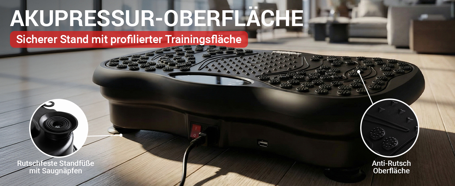 Платформа вібраційна Miweba Sports для дому: масаж, схуднення, фітнес, тренування.. Чорний колір.