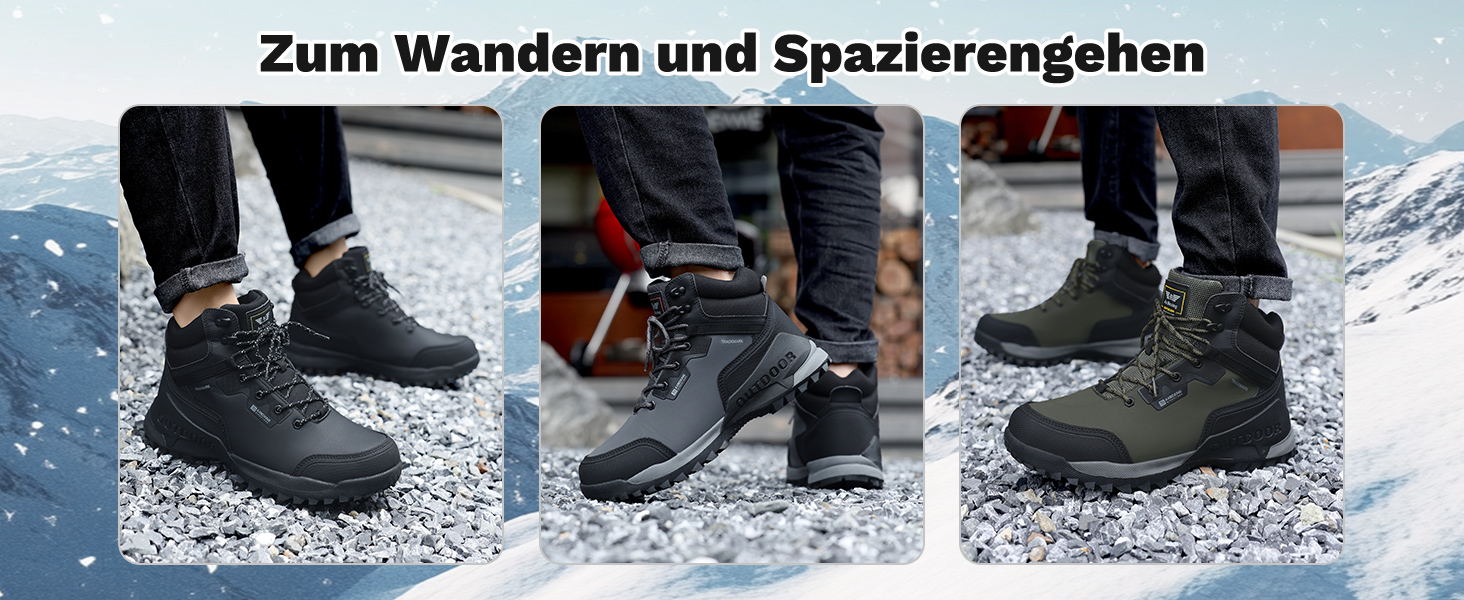 Черевики зимові чоловічі Arrigo Bello - тепла зимова взуття для роботи та прогулянок, розмір 41-46