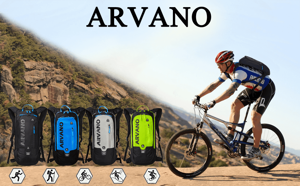 Рюкзак водонепроникний Arvano 6 л для MTB, зелений, унісекс