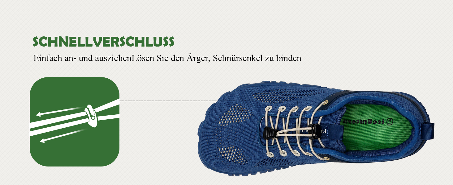 Легкі аквашузи IceUnicorn для фітнесу, пляжу та плавання (36 EU, блакитний)