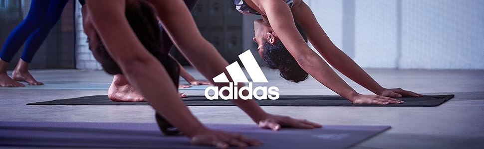 Килимок для йоги adidas Premium 5 мм - товстий, без ПВХ, не ковзає