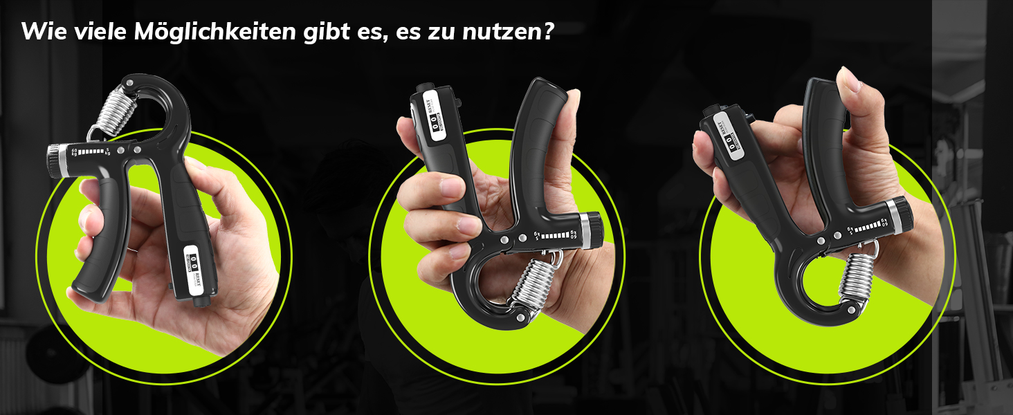 Набір для тренування зап'ястя 2 шт. Handtrainer, 5-60 кг, для спортсменів та реабілітації, FC0101 (темно-сірий)