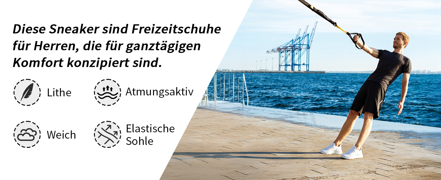 Чоловічі кросівки для спорту, тенісу, ходьби та бігу. Модельні, легкі, дихаючі фітнес-кросівки для залу та джогінгу, розмір 43 EU, білі