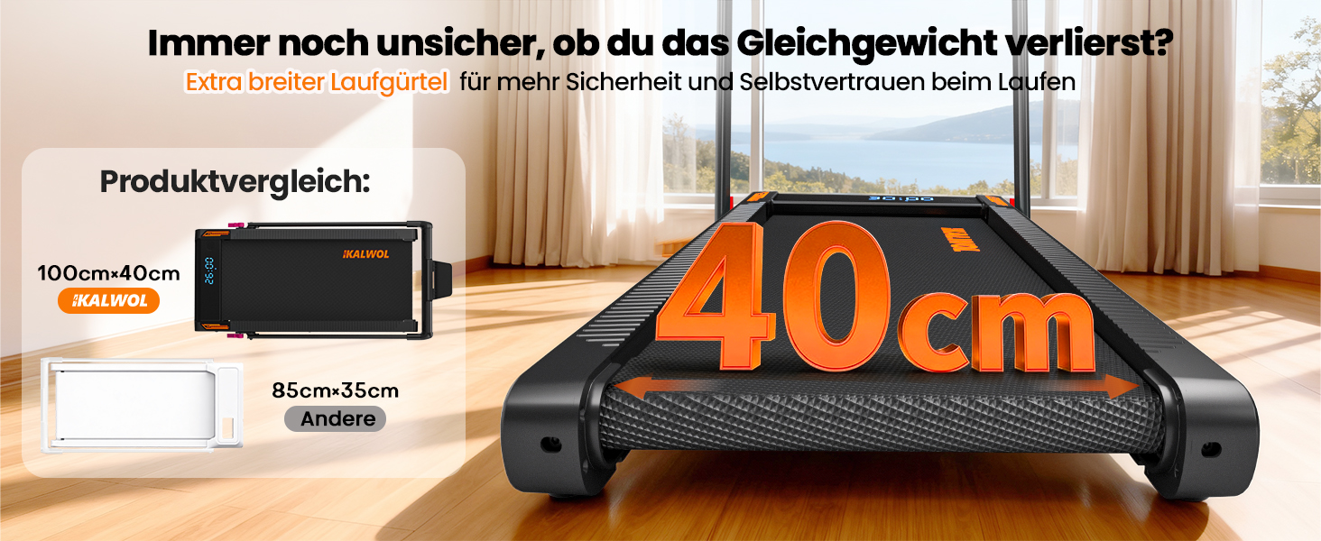 Бігова доріжка для дому з Bluetooth, 6 в 1, 12 км/год, з нахилом 10%, 3.0 к.с., LED-дисплей, 160 кг, чорно-помаранчева