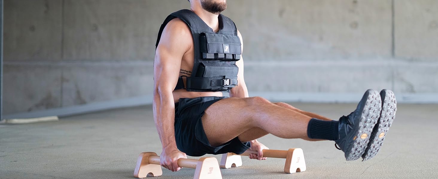 Утяжелитель Müller & Blum Premium 20 кг / 10 кг, регульований жилет для фітнесу з вантажами, чоловічий та жіночий, Cordura, для силових тренувань, чорний 20 кг