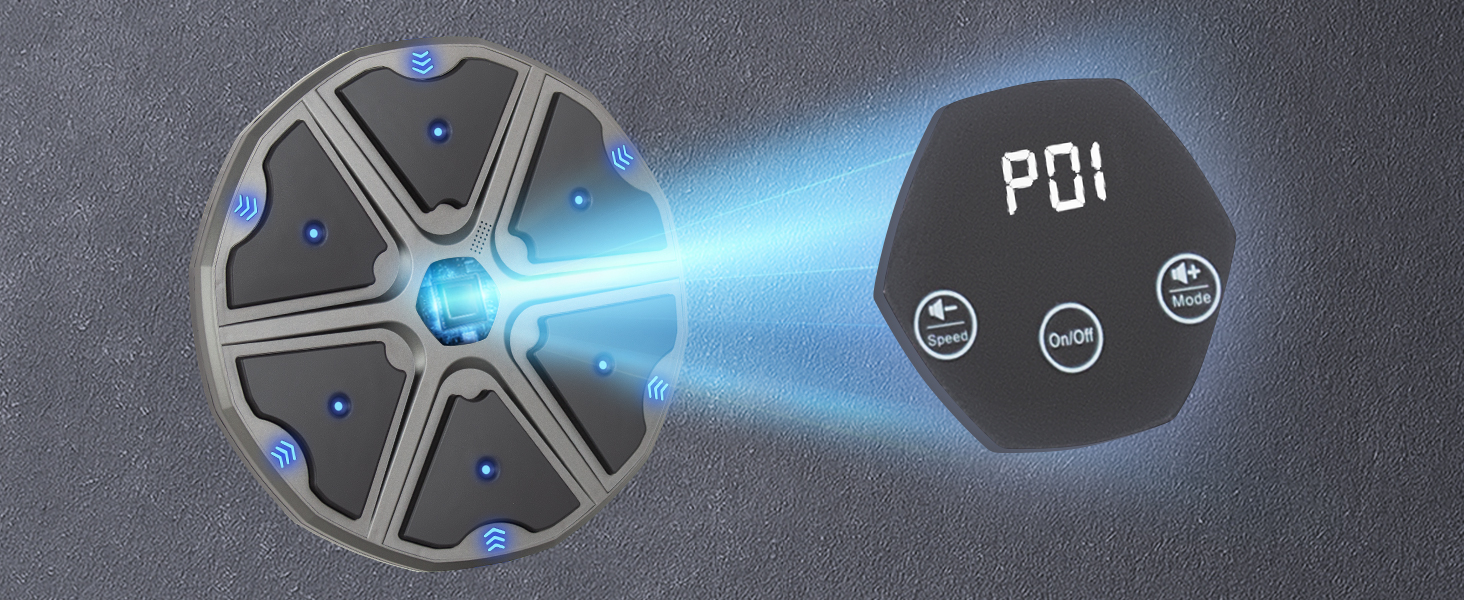 Музична боксерська машина Todeco з LED, Bluetooth, боксерськими рукавичками, настінна, 9 швидкісних режимів і режим підрахунку для дітей і дорослих, для дому, залу та приміщень