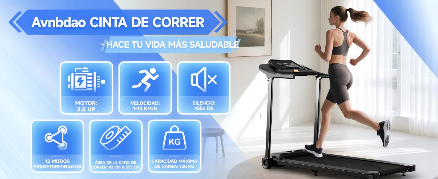 Електричний біговий тренажер Laufpad Klappbar Pro 12 км/год з LED-дисплеєм для дому, офісу та фітнесу