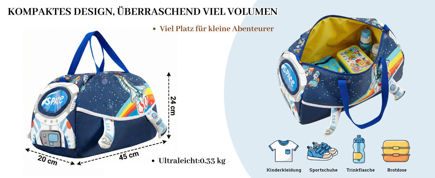 Дитяча спортивна сумка для плавання та футболу, водонепроникна дорожня сумка-даффл для хлопчиків та дівчаток, для фітнесу та школи