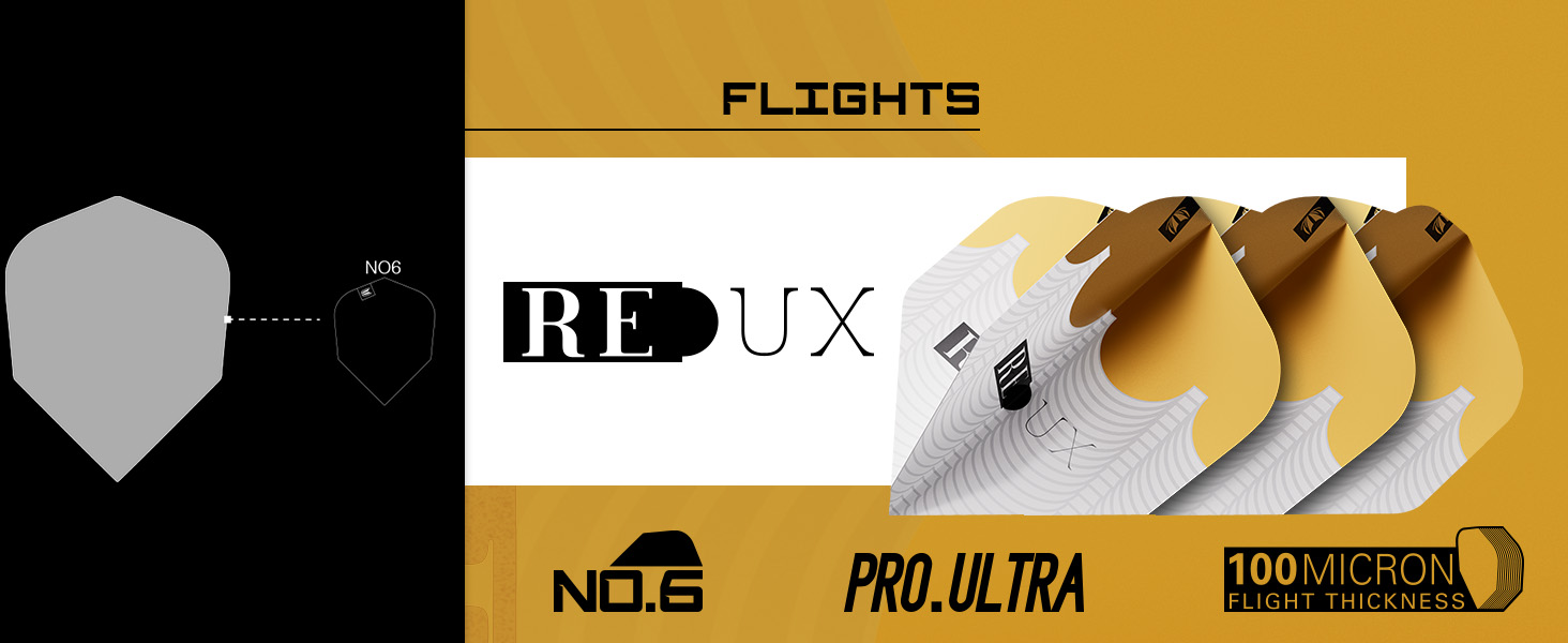 Дарти сталеві Target Darts Redux 90% Tungsten (22G/23G/24G/25G/26G) + пір'я Pro Ultra Nr. 6 + стержні Pro Grip + інструмент для ремонту